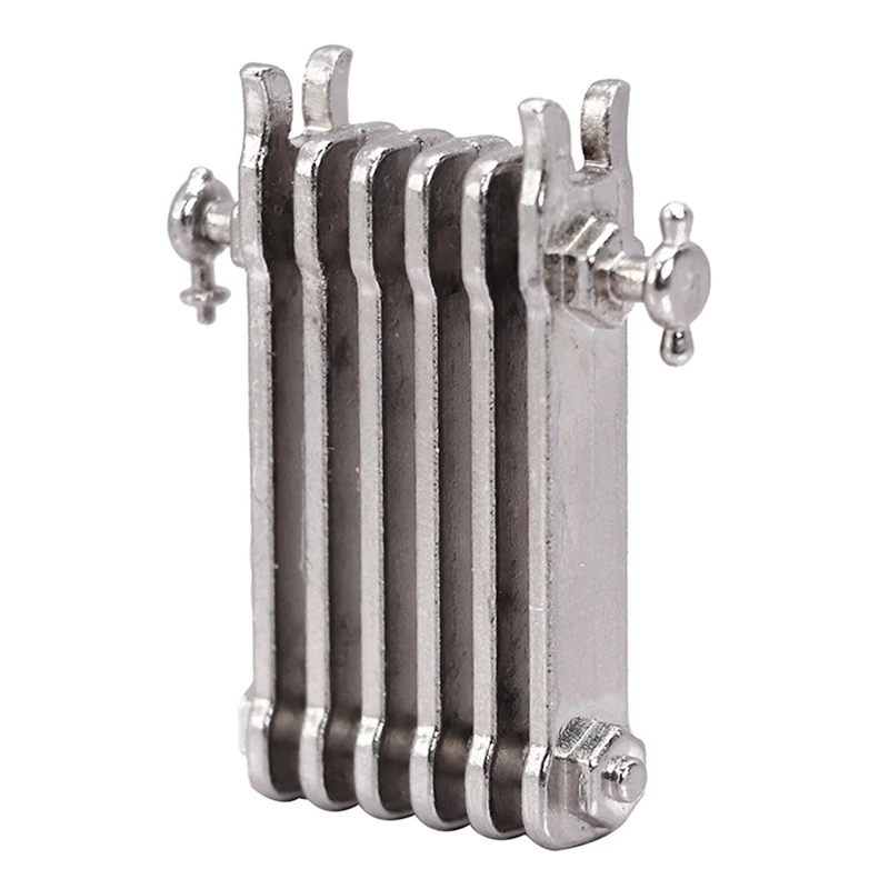 

1/12 Scale Dollhouse Miniature Alloy Radiator Simulation Heating Accessories For Doll House Decoration Home Furniture