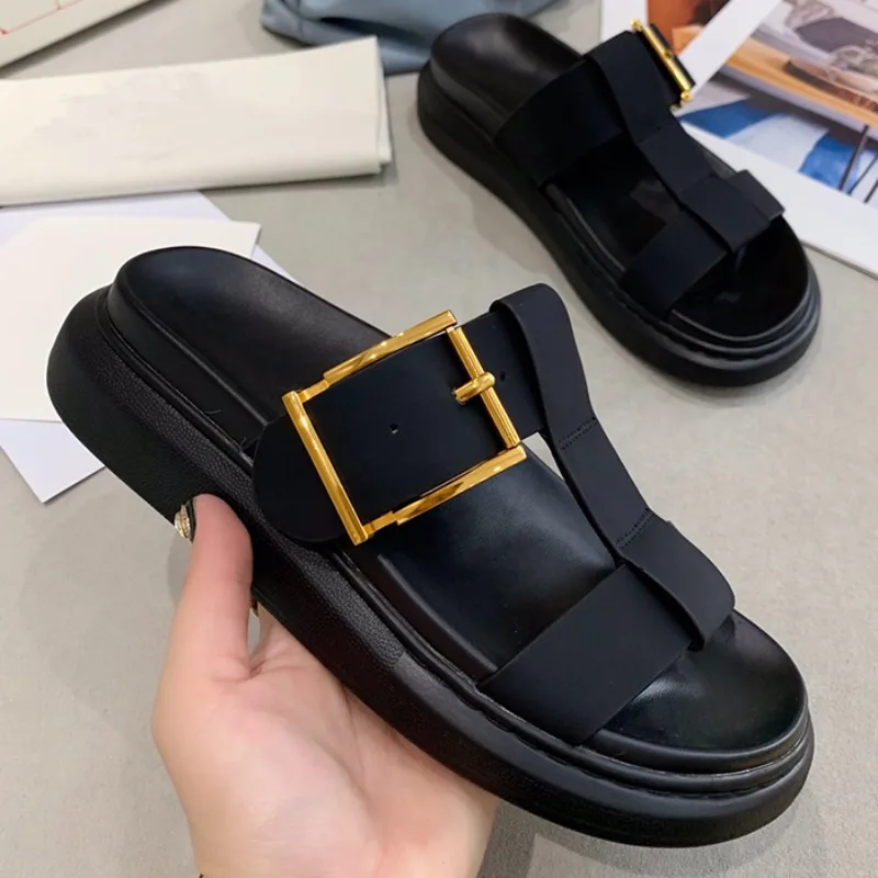 Сандалии мужские дышащие пляжные шлепанцы летняя удобная обувь сланцы