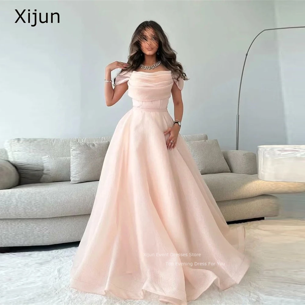 

Женское платье в пол Xijun, Длинные вечерние платья а-силуэта, платья Саудовской Аравии для выпускного вечера, 2023