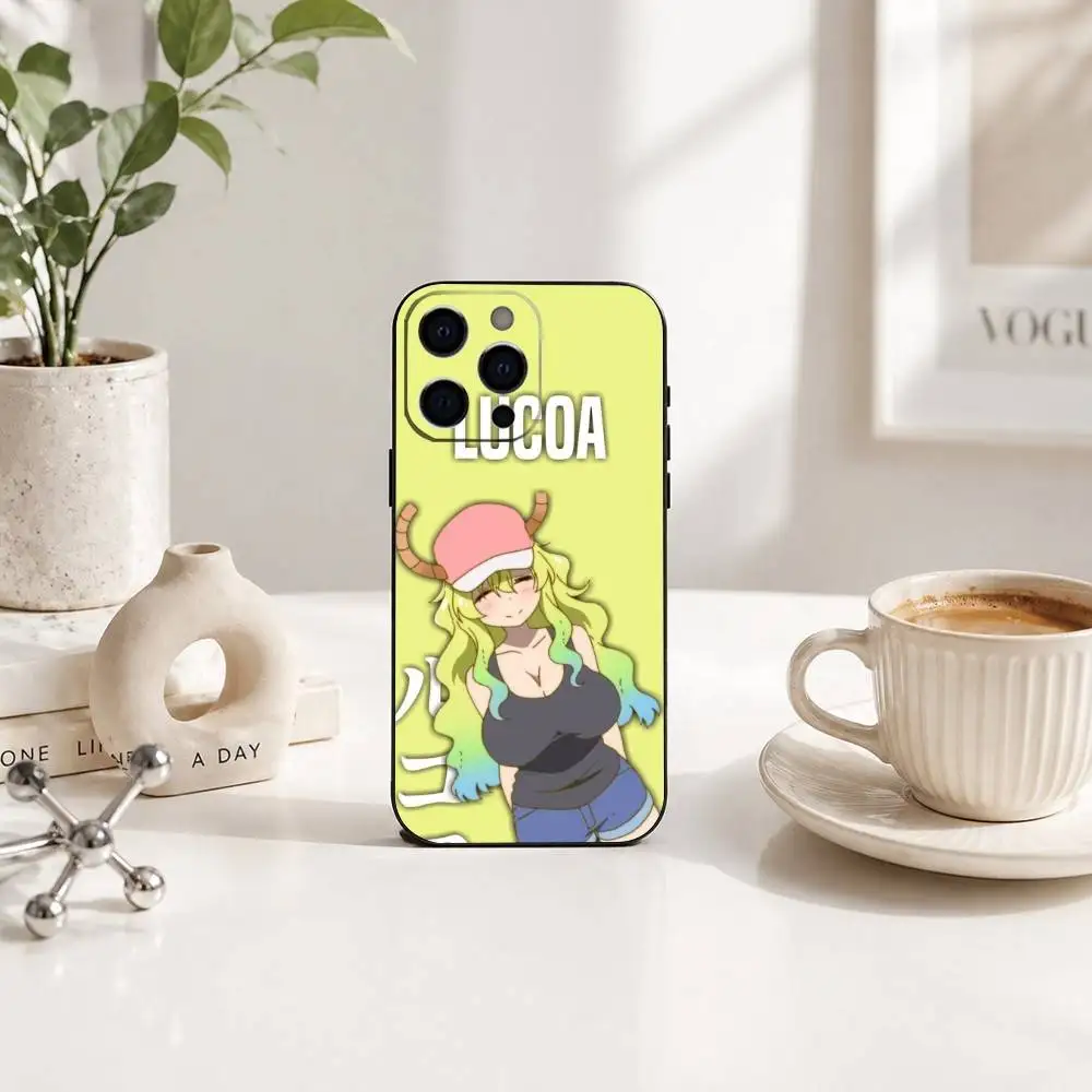 Фото Чехол для телефона Kobayashi-san Chi Lucoa, силиконовый, мягкий, для iPhone 17, 16, 15, 14, 13, 12, 11, X, XR, Plus, Pro, Max, Plus №2
