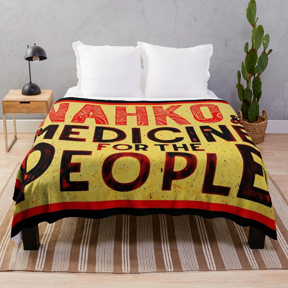 

Nahko & Medicine for the People Fan Art Throw Blanket Crochet Blankets Shaggy Blanket Custom Blankets Blanket With Fur