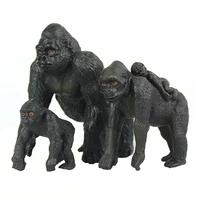 new simulation wild animal orangutan model set king kong chimpanzee toy monkey gift for children figure model