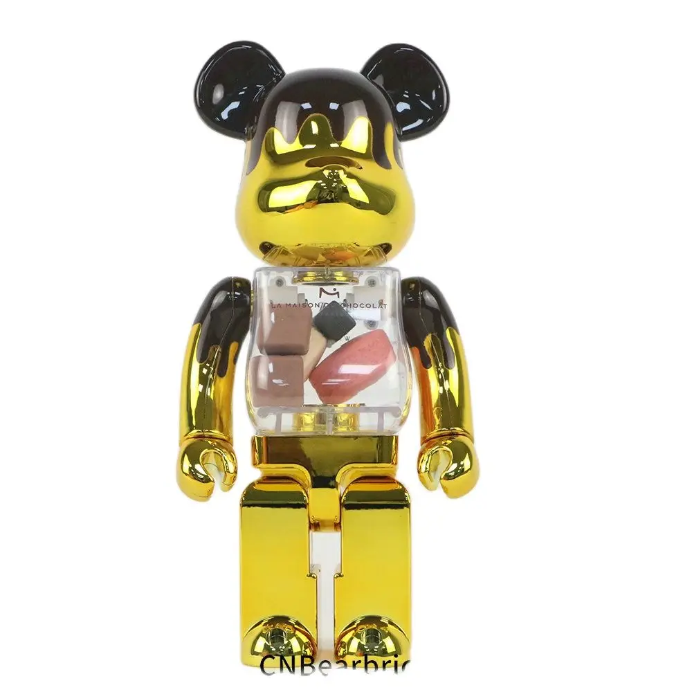 

Bearbrick Building Block Bear 400% 28cm Violent Bear Tide Doll Hand-made Blind Box Doll Ornament Macaroon Multi Style Collection