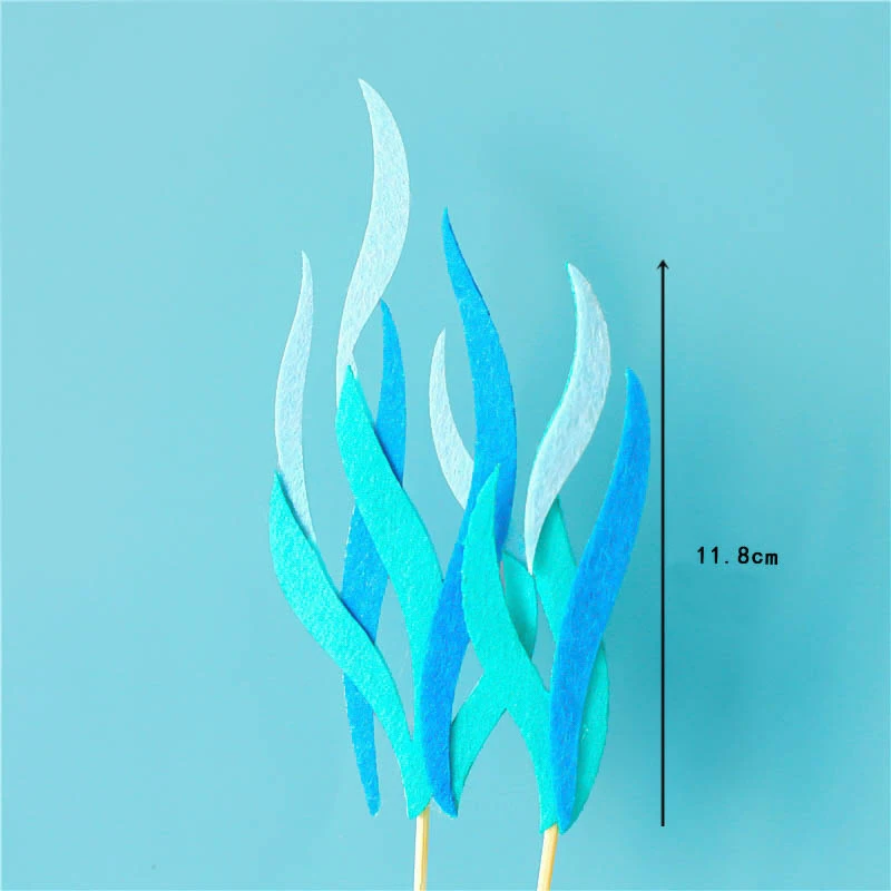 

Топперы для торта "Под морем", полимер