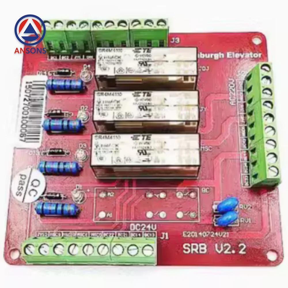 SRB V2.2 EDUNBURGH Реле безопасности лифта Печатная плата Ansons Запасные части для