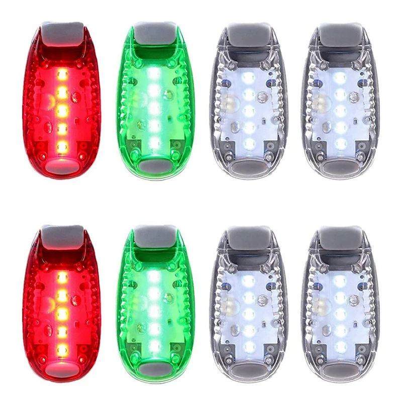 

8X High Night Visibility Safety Navigation Light Safety Lights For Boat Kayak Bike Stroller Runners And Night Running