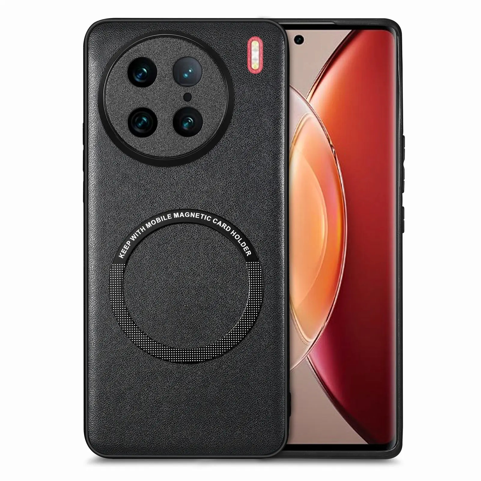 

Flagship magnetic suction charging mobile phone case For Vivo X90 X90 PRO PLUS 5G Simple business style case for vivo X90 COVER