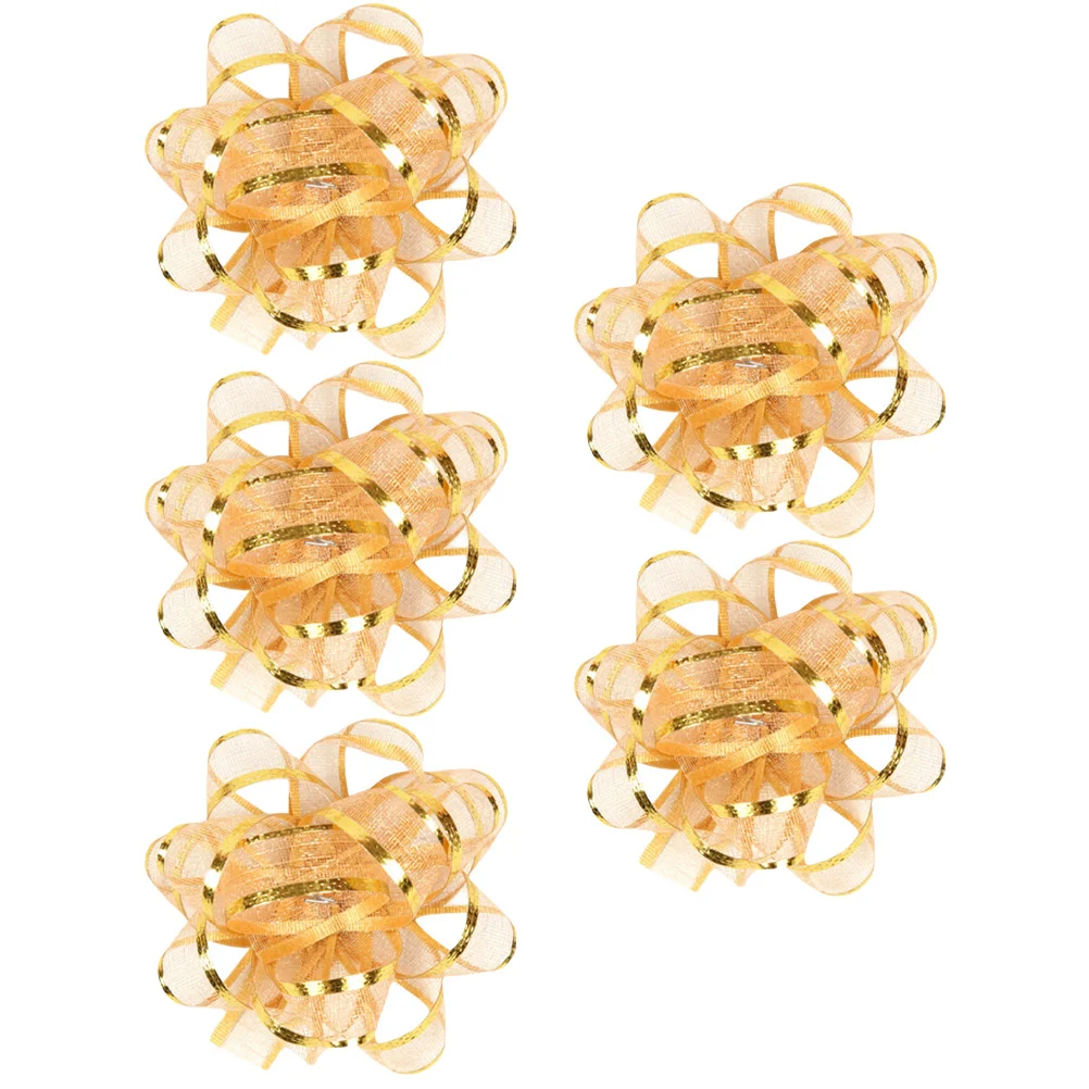 

5 Pcs Stocking Stuffers Ebt Gift Bows Gift Wrapping Gift Box Present Bows Bows Presents Non-woven Fabric Moños Para Regalos