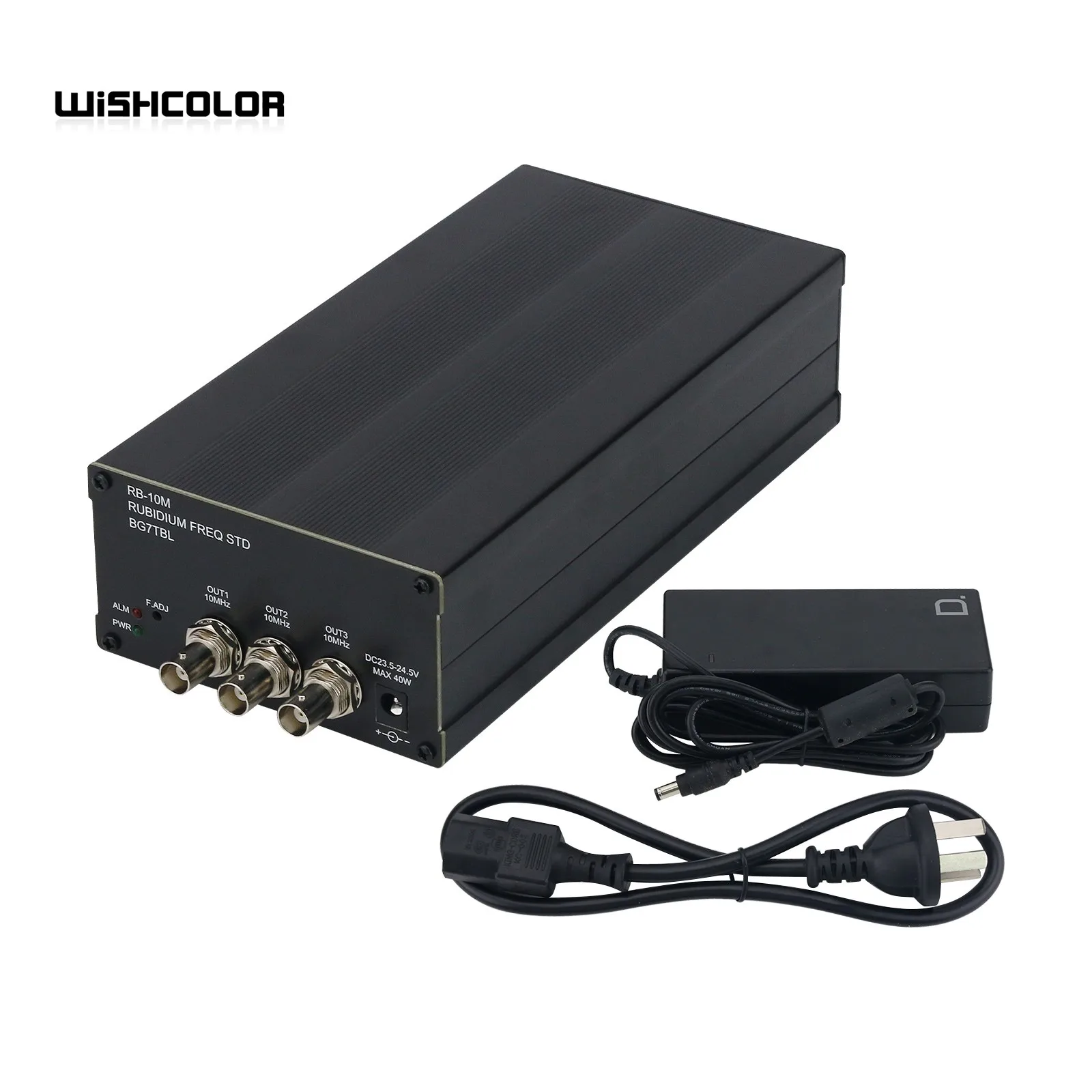 Wishcolor RB-10M 10 МГц стандартная частота Rubidium, высокоточные атомные часы, источник питания 24 В, 3-канальный синусоидальный сигнал