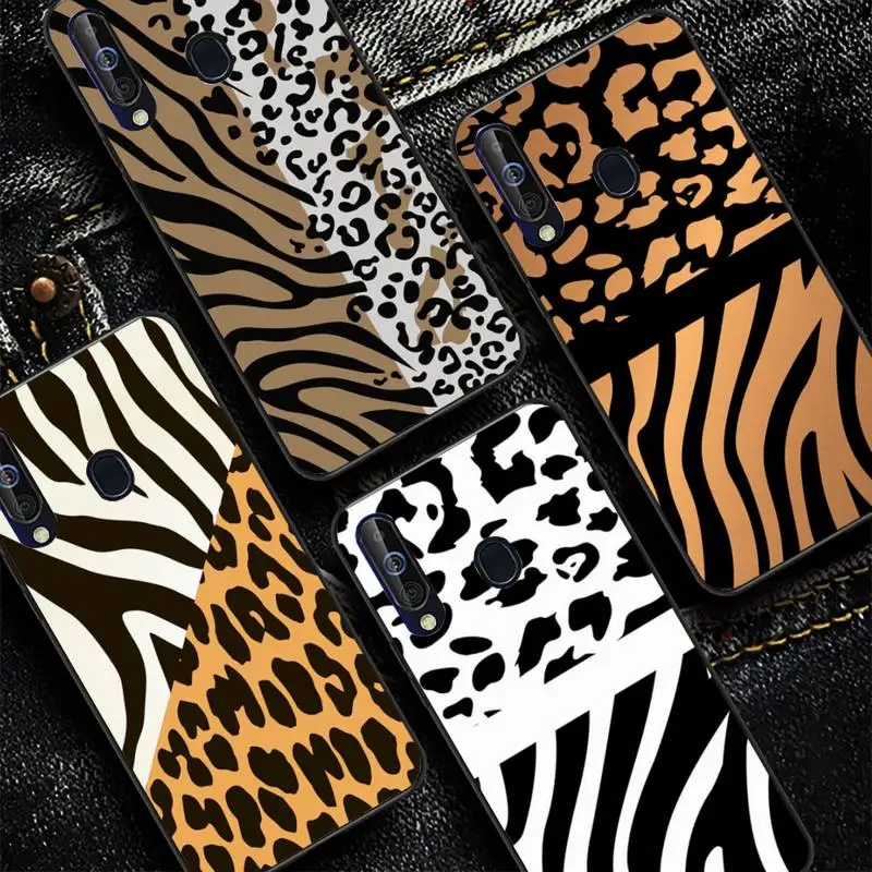 

Leopard Print Milk Cow Zebra Phone Case for Samsung A51 01 50 71 21S 70 31 40 30 10 20 S E 11 91 A7 A8 2018