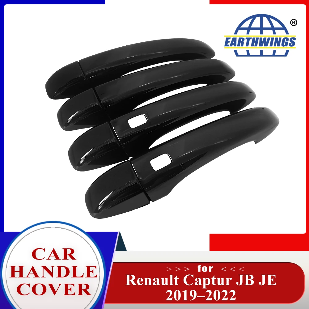 

Car Door Handle Cover Stickers For Renault Captur 2 II MK2 XJB HJB HJE 2019 2020 2021 2022 Accessories Styling Protector Extras