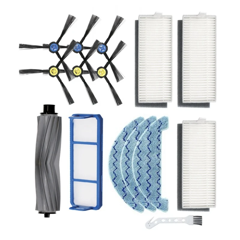 

15PCS For Ilife A7 A9S X785 X750 X800 Robot Vacuum Cleaner Replacement Parts Washable Filter Mop Cloth Main Side Brush