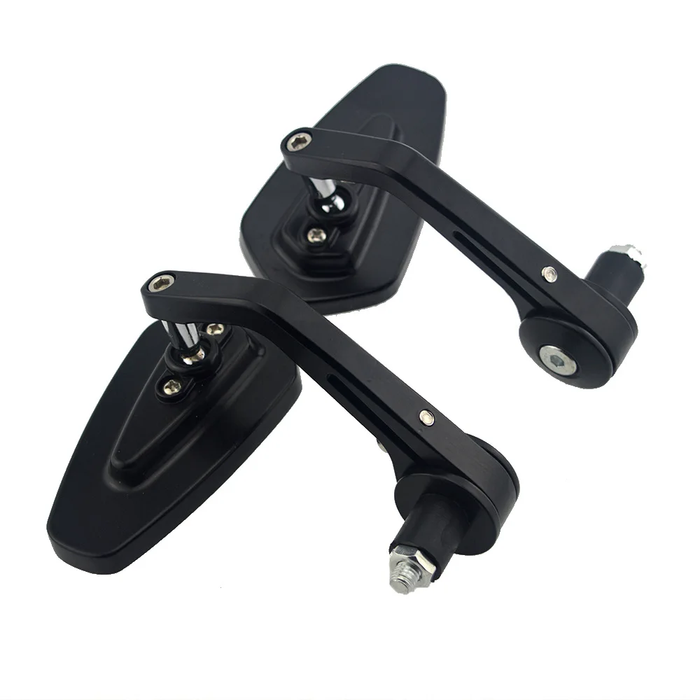 

Motorcycle Tip Rearview Mirrors Handlebar End Side Rearviewing Secondary Mirror Sports Car Reflector Scooter Spring Accessories