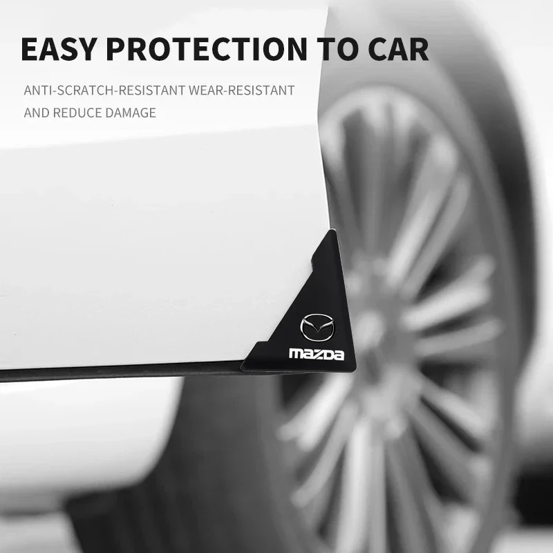 Фото 2 шт. силиконовые наклейки на угловую крышку двери автомобиля для Mazda 2 3 5 6 Atenza Axela Demio M5 Ms CX3 CX5 CX30 MX5 CX7 RX8 №4