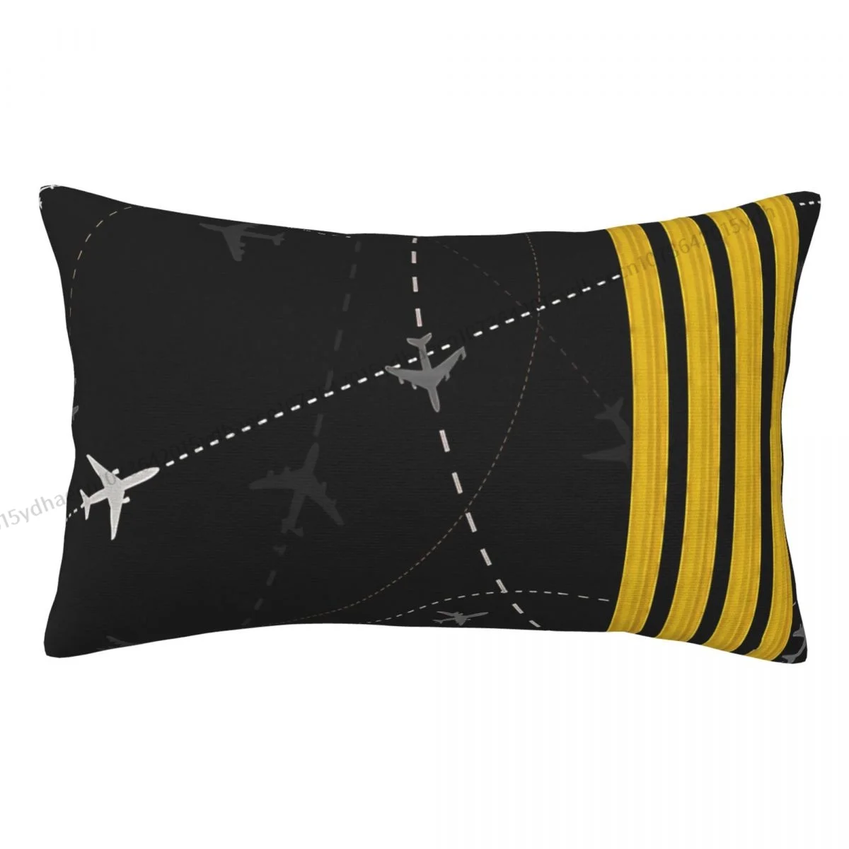 

Flight Routes Stripes Cojines Pillowcase Airplane Airport Sign Cushion Home Sofa Chair Print Decorative Coussin Pillow Covers