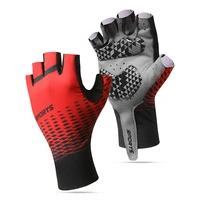 summer half finger cycling glvoes men women ice silk breathable non slip sports glvoes fishing fitness gloves