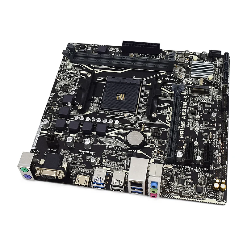 Материнская плата ASUS PRIME A320M-K использует разъем AMD A320 AM4 2 × DDR4 поддерживает RYZEN7 PCI-E 3