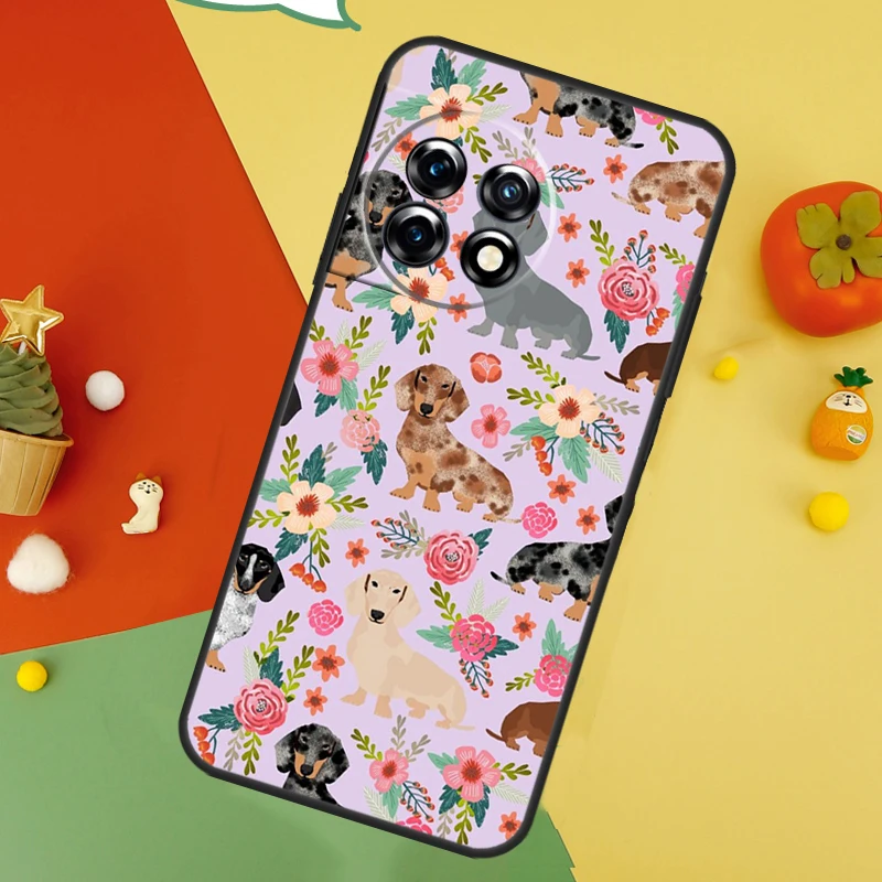 Фото Чехол с изображением собаки породы такса для OnePlus 9 10 Pro 11 12 13 15 13T 13R 12R 10T 8T Nord 5 CE 2 3 4 Lite N20 N30 №2