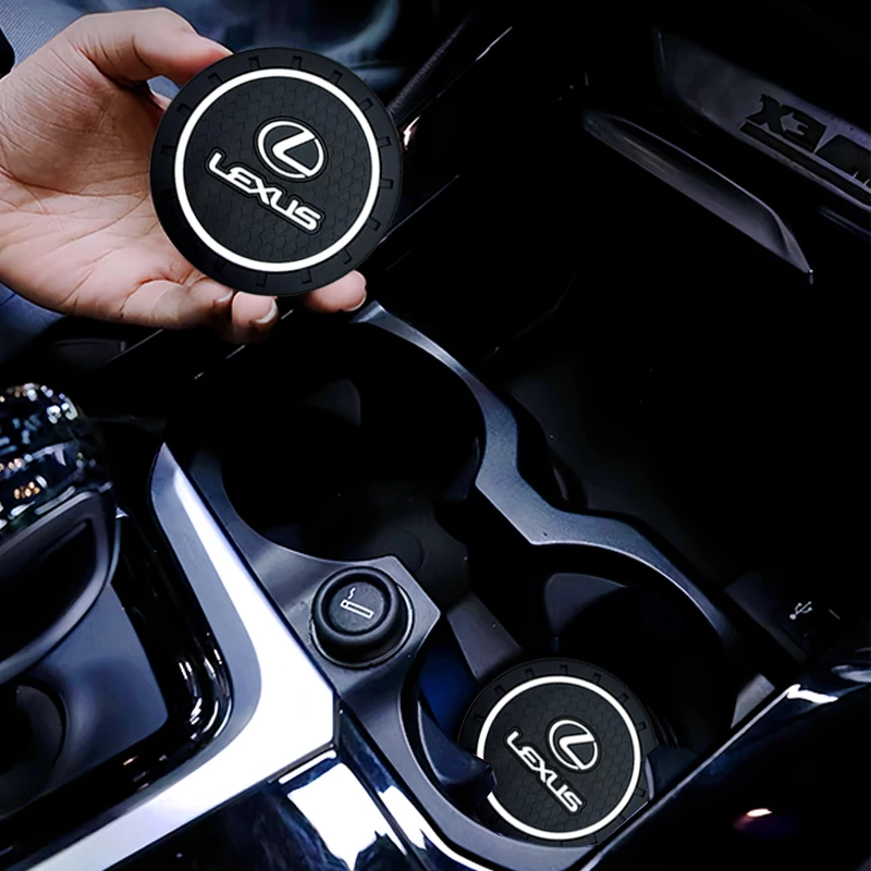 Универсальный силиконовый нескользящий держатель для чашки, интерьерные аксессуары для Lexus RX 300 IS 250 300 GX 400 460 UX NX LX GS ES