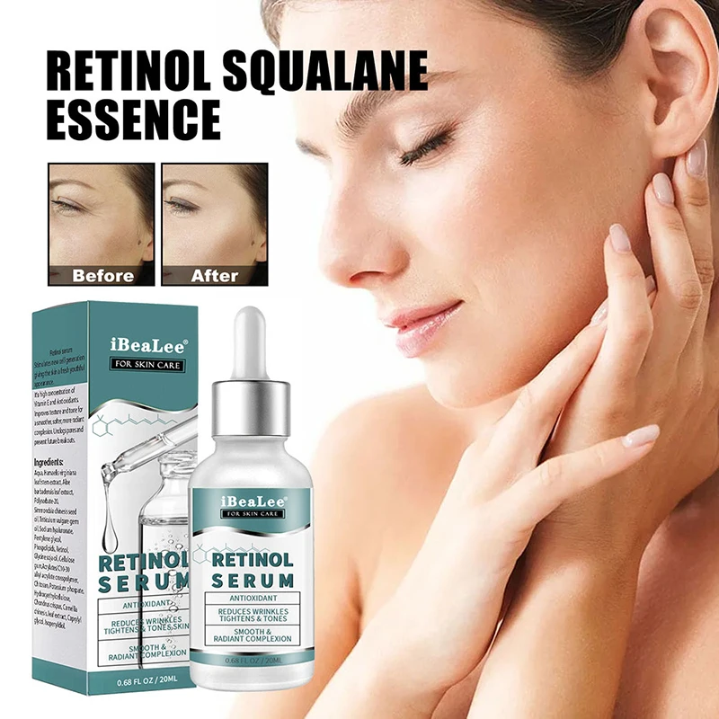 

Retinol Wrinkle Remover Face Serum Anti-Aging Fade Fine Line Lifting Firming Moisturizing Essence Whitening Brighten Firming New