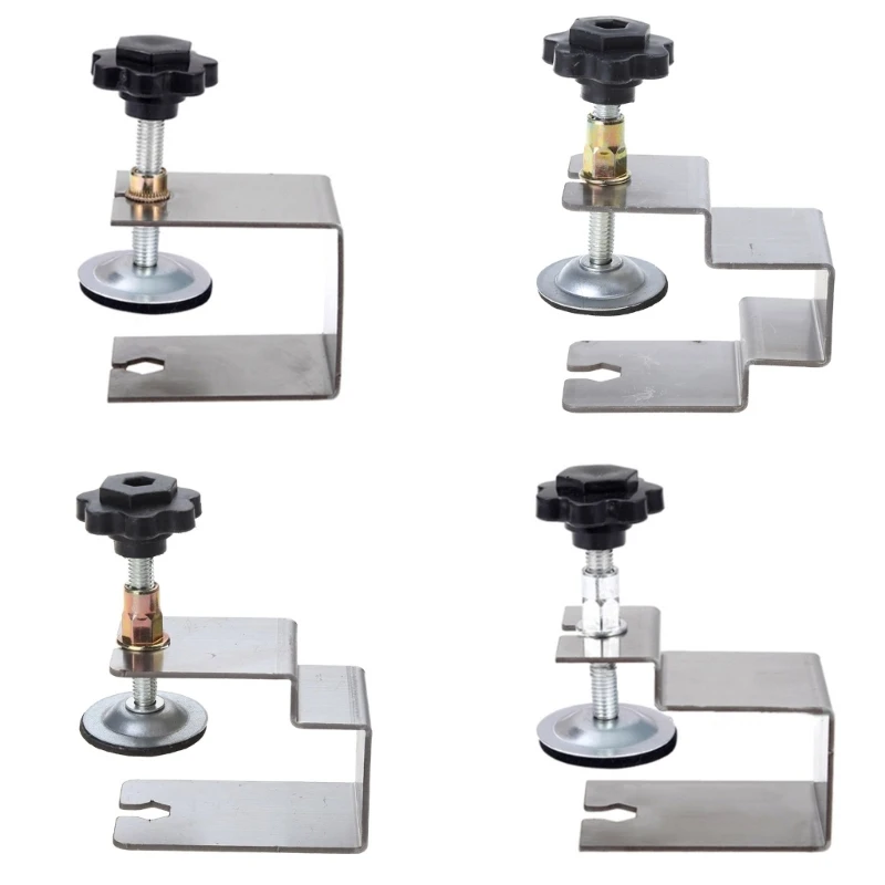 

Stainless Steel G-Shape Cabinet Hardwares Jig Woodworking Clamps Drawer Jig Front Furniture Cabinet Clamps Tools P15F