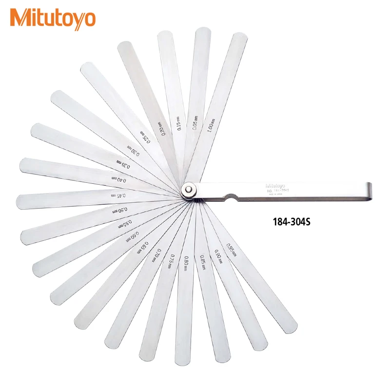 

Original Mitutoyo Reference gages Metric Feeler Gauge Precision Gap Filler Fee184-313 303 304 305 301 306 308 307 302/100mm150mm