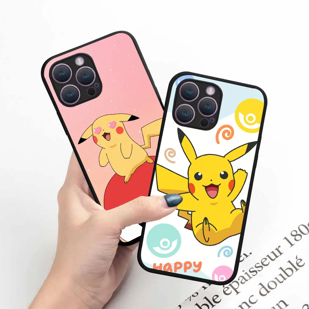 Черный чехол B-53 Cute Pokemon для Realme C55 C35 C30S C30 X50 GT Neo2 Master C53 C33 Narzo 20 50i 50 30A Pro 50A Prime 5G