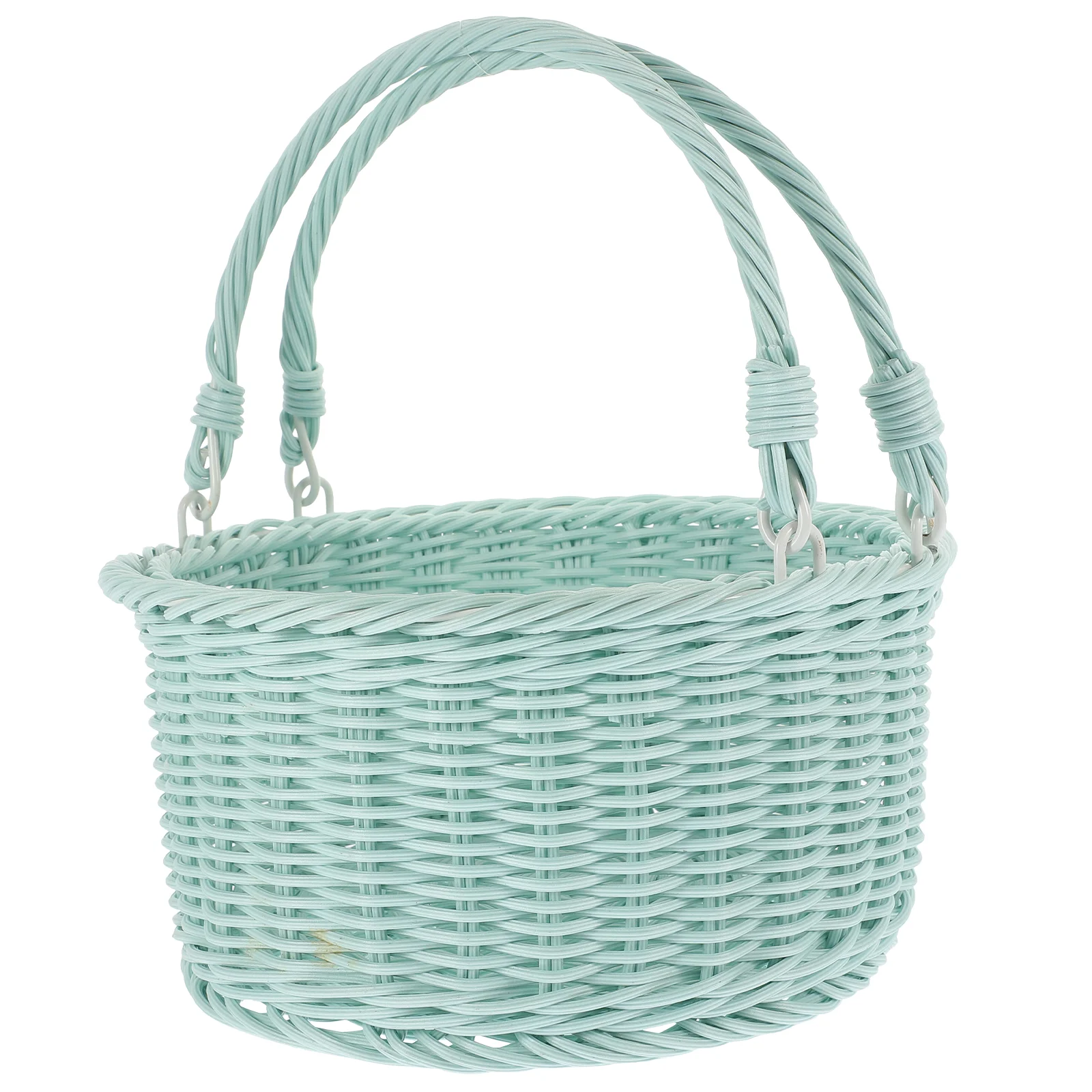 

Fruit Imitation Rattan Woven Basket Child Storage Flower Plastic Snacks Serving