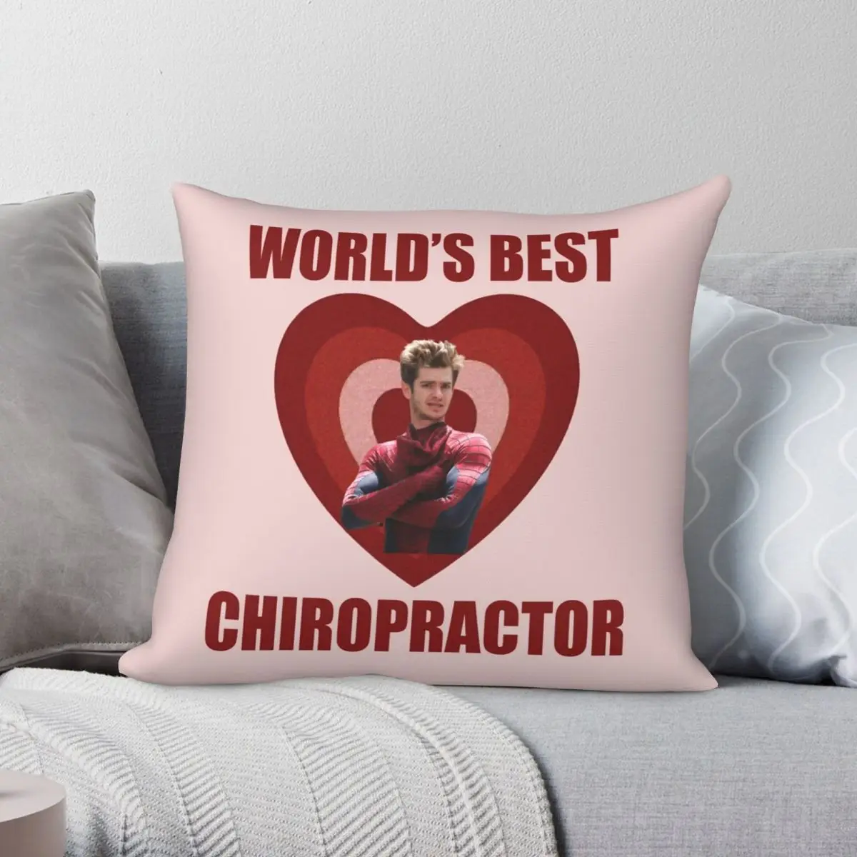 

Worlds Best Chiropractor Pillowcase Polyester Linen Velvet Creative Zip Decor Pillow Case Home Cushion Cover 18"