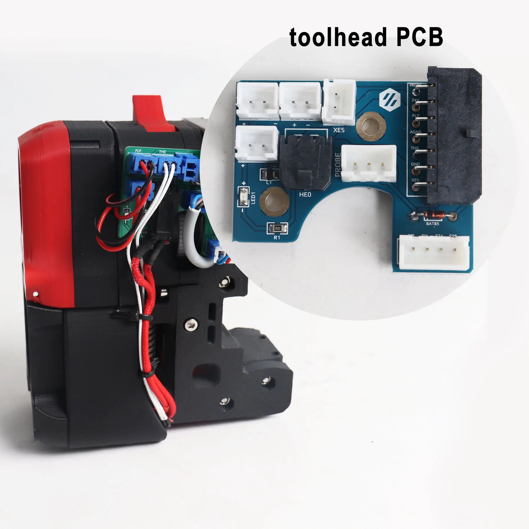 Blurolls Trident Voron2.4 R2 12h Заводной прямой экструдер полный комплект V2.4 послегорелка