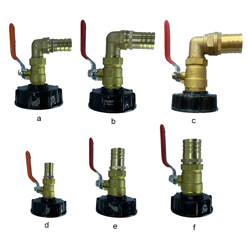 

Copper Barrels Water Tap Adaptor Portable Reusable Professional Replacement Watering Pipe Valve Connector Fitting