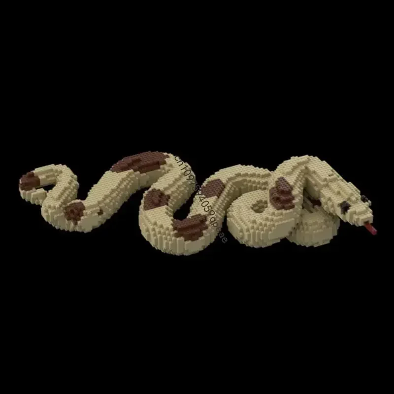 Новый набор для сборки модели змеи из серии Hot Sculpture Animal Series (3951 деталь) – конструктор DIY, креативные идеи, игрушка из кирпичиков, подарки на день рождения и Рождество (art.: 3920daf18eeed) - 3920daf18eeed
