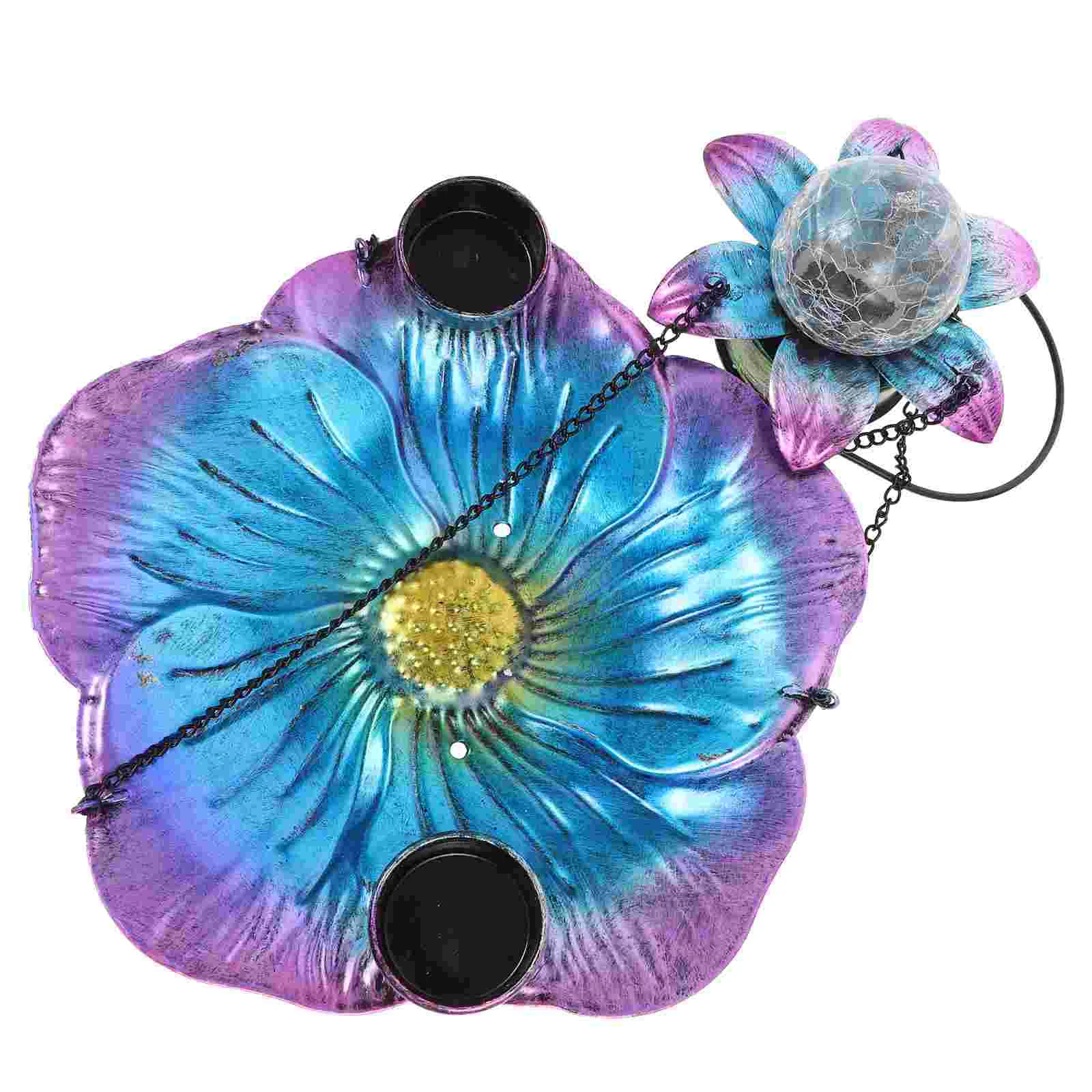 

Solar Powered Bird Feeder Outdoor Wild Bird Feeder Decorative Solar Garden Light