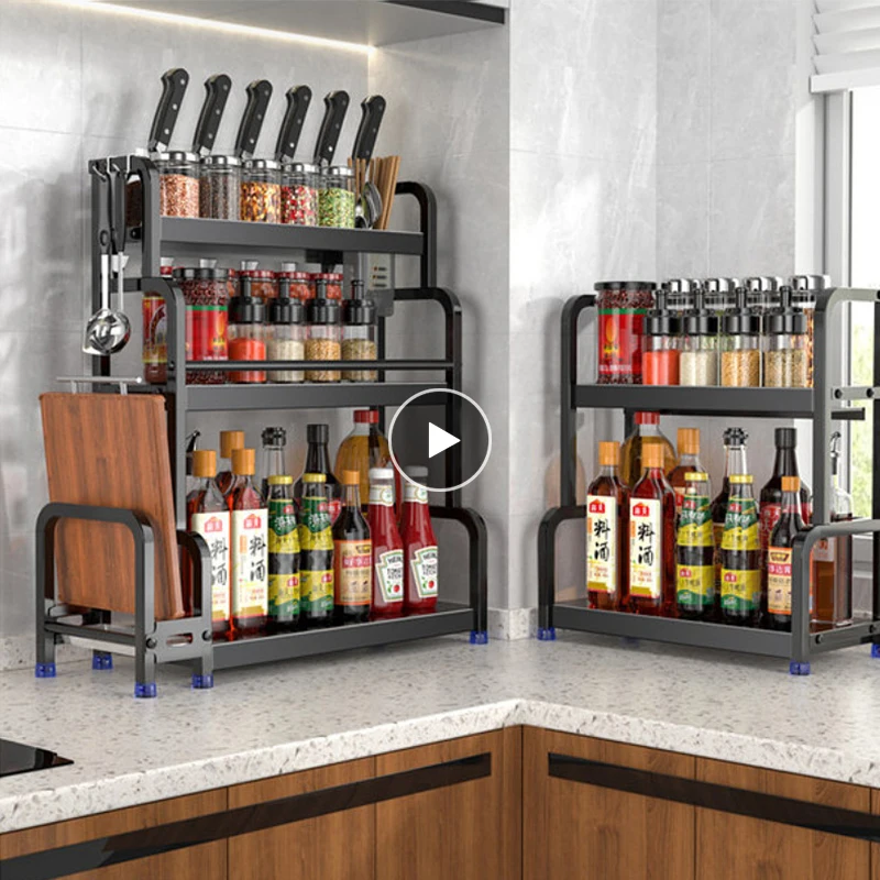

органайзер Кухонный стеллаж для хранения 2/3 слоя шкаф-органайзер из нержавеющей стали полки для дома гаджеты аксессуары для ванной комнаты ...