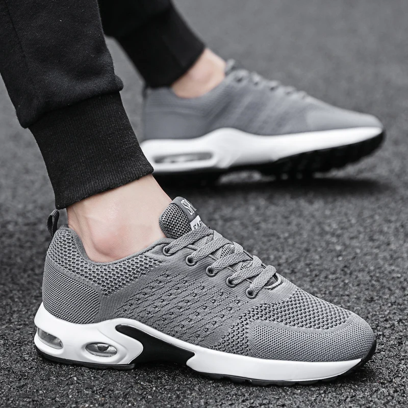 Men's Cushion Shoes Fitness Training Shoes for Man Air Cushioning Light Sneakers Male Zapatillas Original Outdoor Jogging Shoes