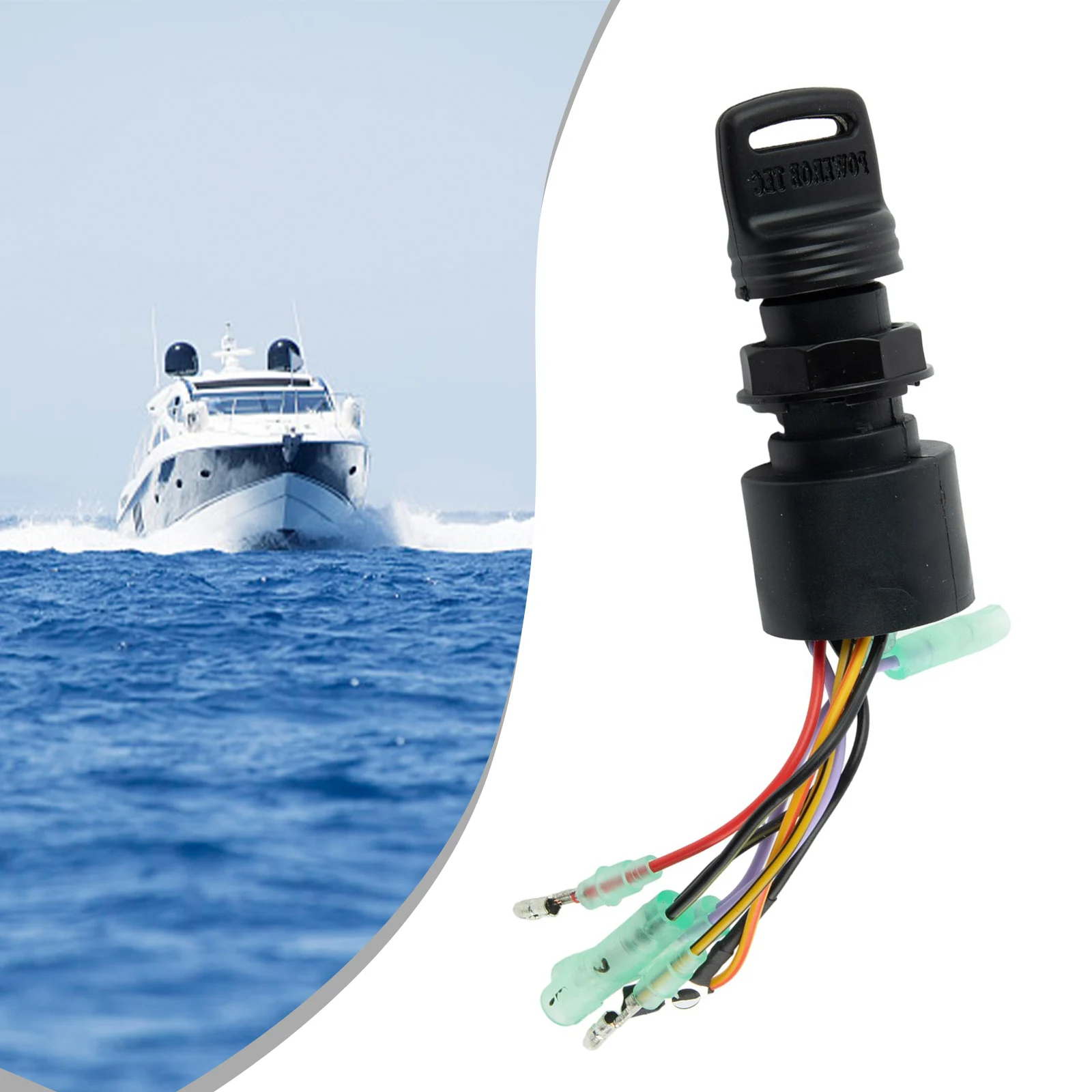 

Parts Ignition Key Switch Fittings For Mercury Motors Outboard Boat Engine Plastic + Metal With 2x Key 3 Position