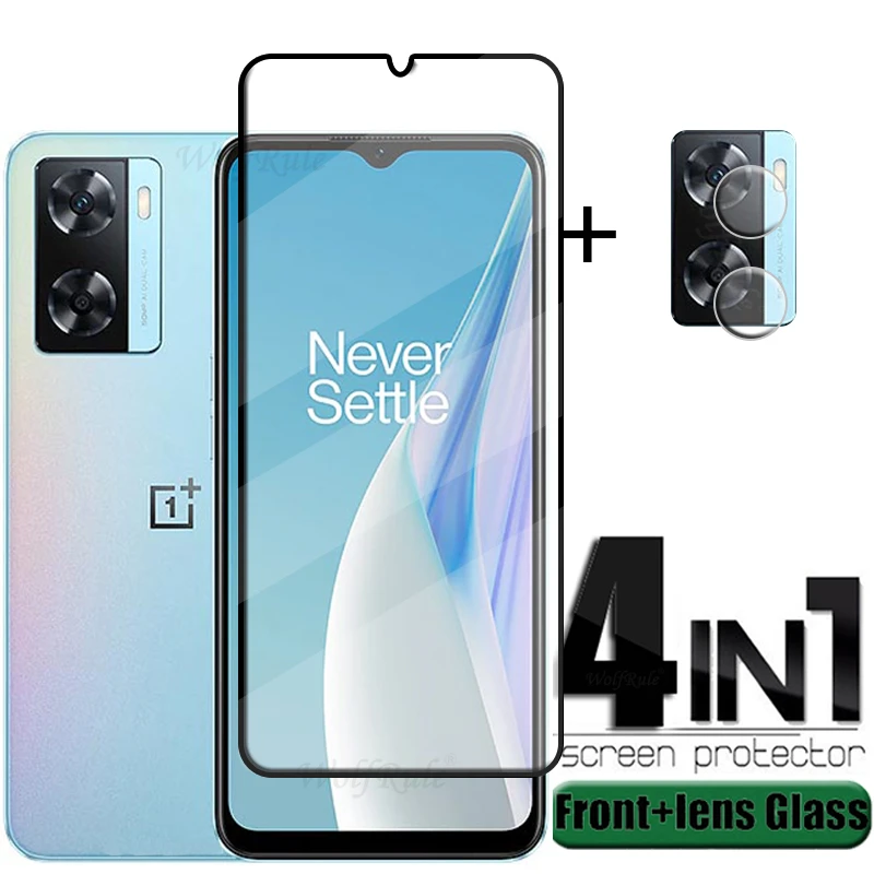

4-in-1 For Oneplus Nord N20 SE Glass For Oneplus Nord N20 SE Full Cover Film Screen Protector For Oneplus Nord N20 SE Lens Glass