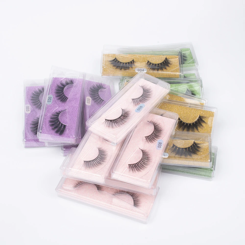 

30 Pairs/lot Makeup Eyelashes 3D Mink Eyelashes Fluffy Natural Long Lashes Cruelty Free False Eyelash Dramatic lashes