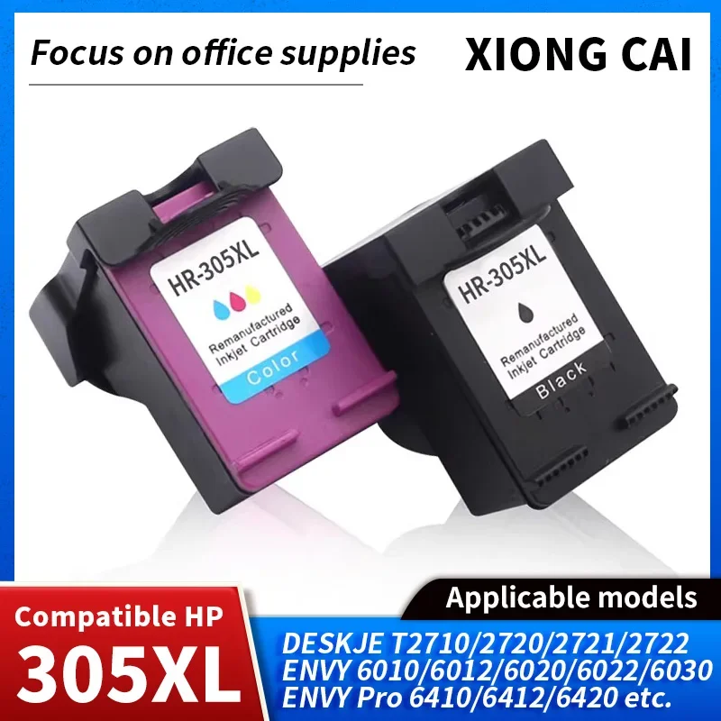 Чернильный картридж 305XL совместимый с HP 305 для Envy 6000 6032 6075 Pro 6400 6420 6430 6458 настольный
