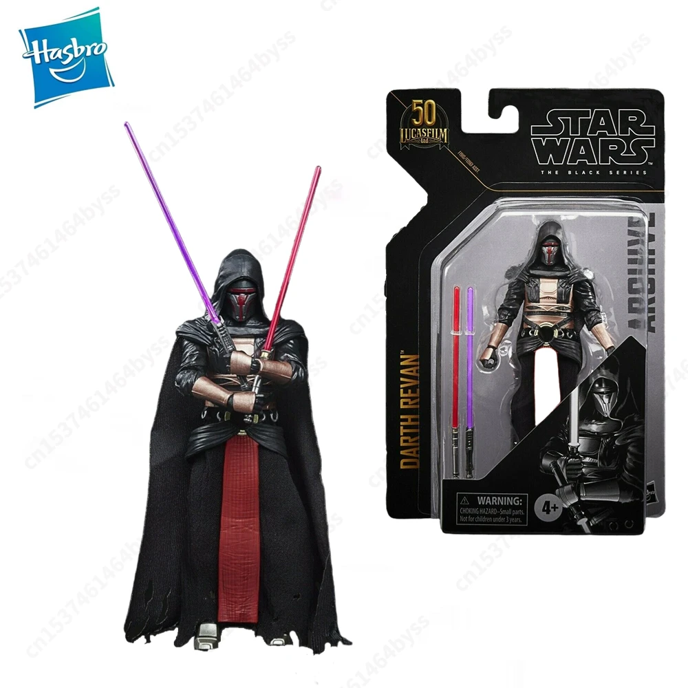 

Hasbro Star Wars Black Serie 50th Anniversary Limited Darth Revan Archive Action Figure Model Toy Collection Hobby Gift