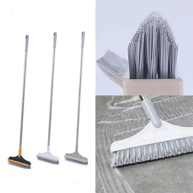 

Floor Scrub Brush Broom Stiff Bristles Crevice Scrubber for Tile Grout Cleaning Tools Bathroom Kitchen Floor Cleaning Brush