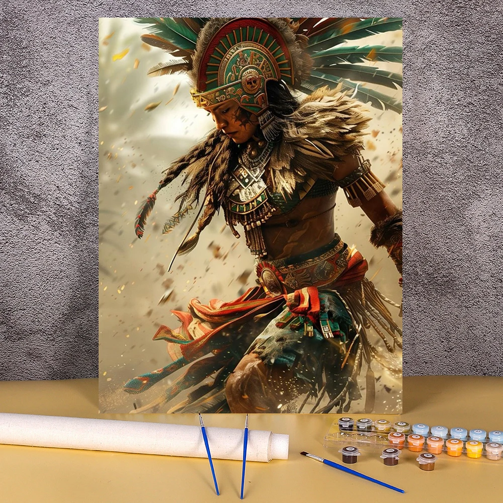 Картина по номерам &quotИндийская девушка&quot Painting Era
