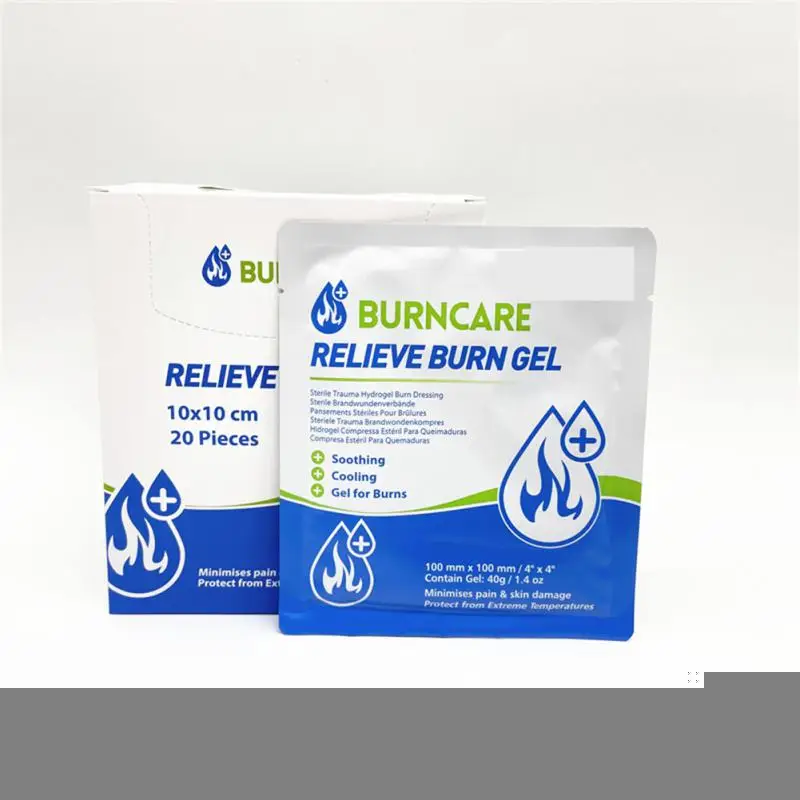 

Burn Dressing Emergency Burn Care Gel Cooling And Soothing Hydrogel Wound Dressing Water Gel For Burn Debridement First Aid