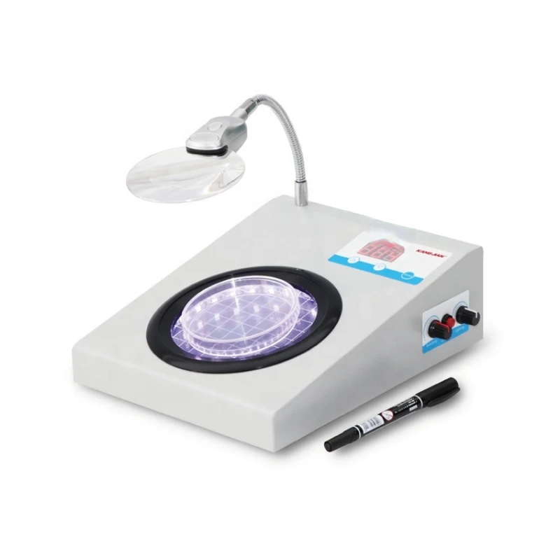 

Automatic wireless digital press sensing colony counter for laboratory