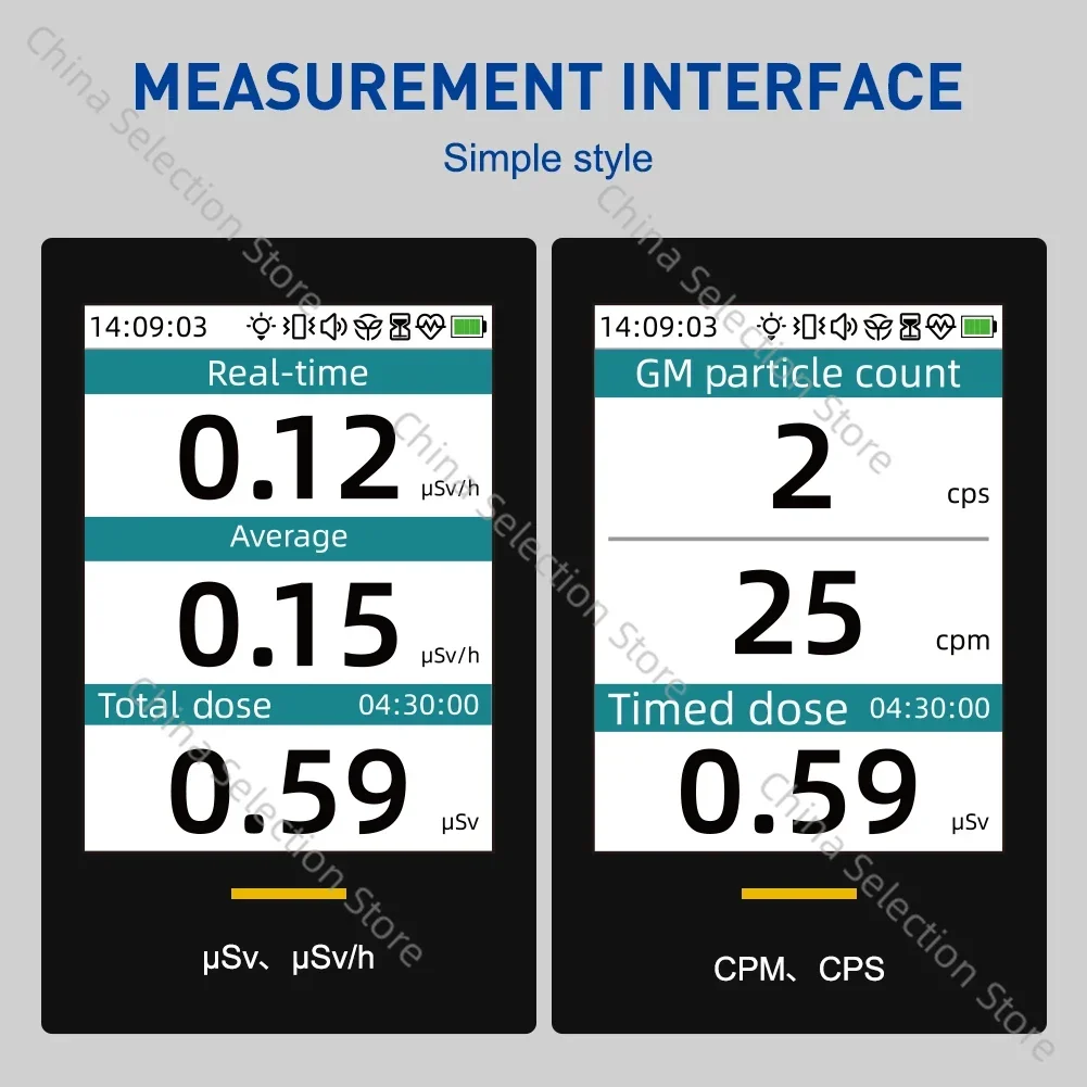 FS5000 Счетчик Гейгера Детектор ядерного излучения Рентгеновский бета-гамма