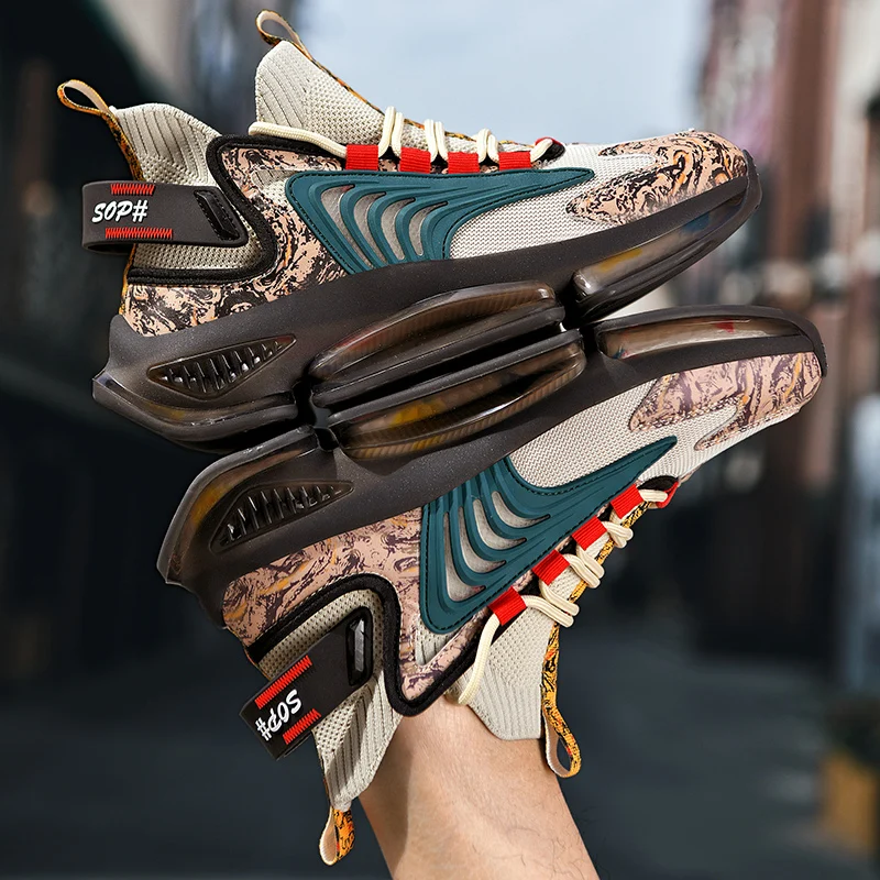 2023 New men's training shoes Running shoes Comfortable running shoes Breathable outdoor sneakers light sports shoes