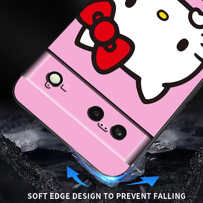 Милый мультяшный чехол H-Hello K-Kitty для Google Pixel 9 8 7A 7 6A 6 5A 5 4 4A XL
