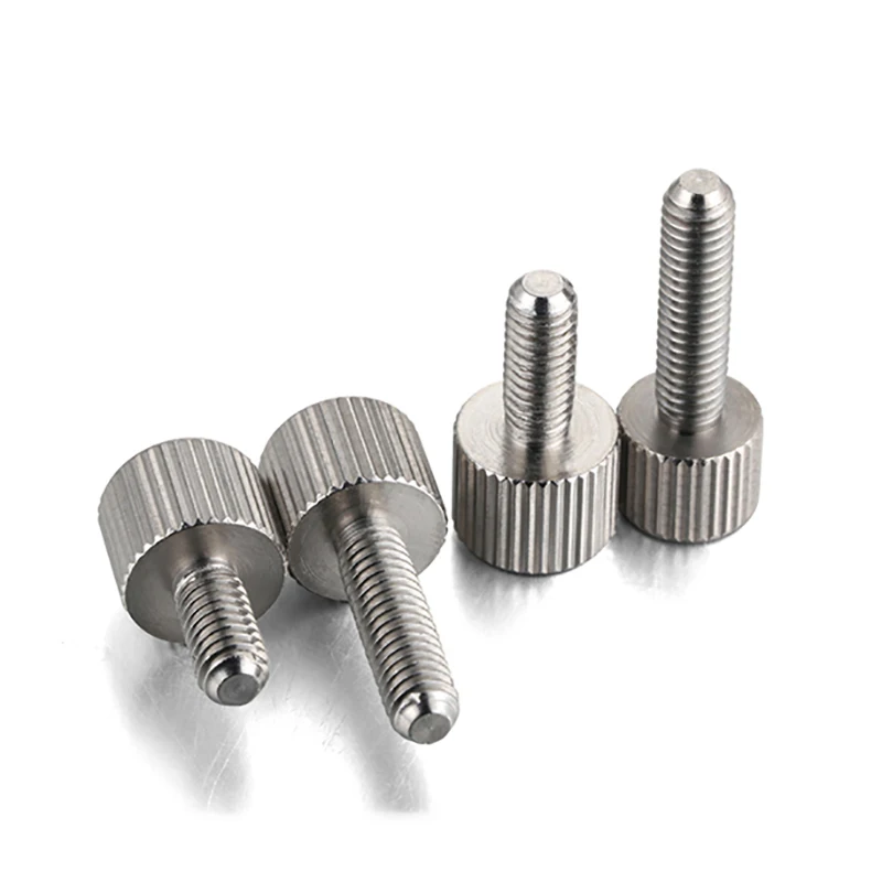 Винты с накатанной головкой цилиндра ручной захват ручка болты из нержавеющей