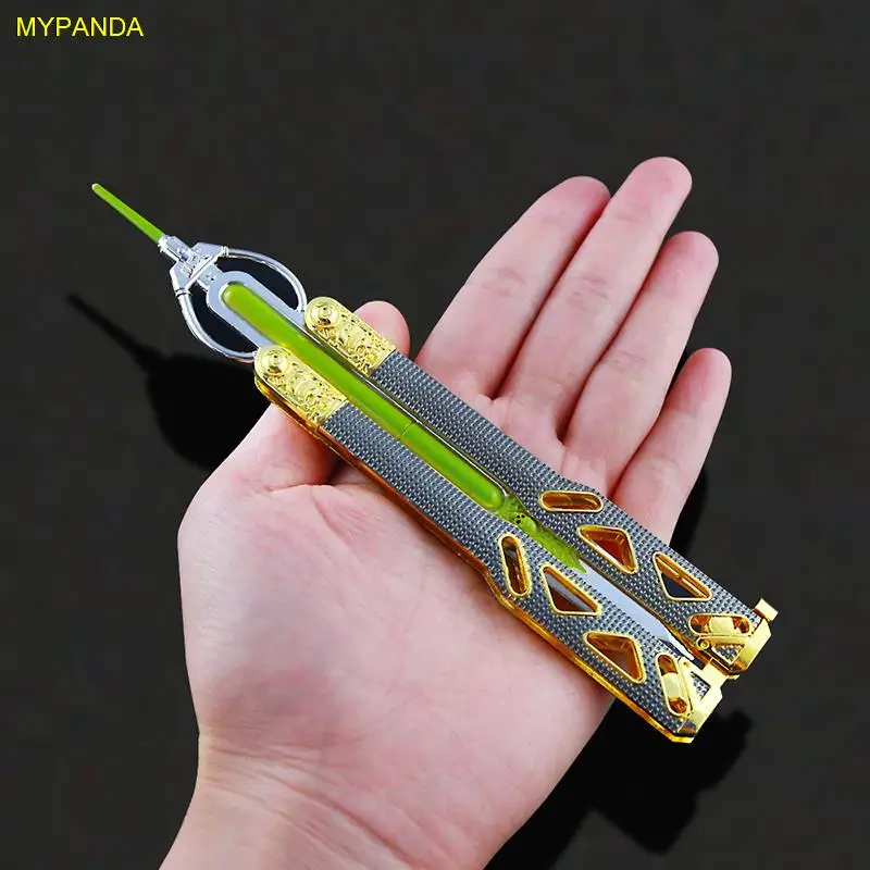 Игрушка-бабочка Apex Legends Octane из сплава модель ножа-бабочки жидкое оружие Sworld