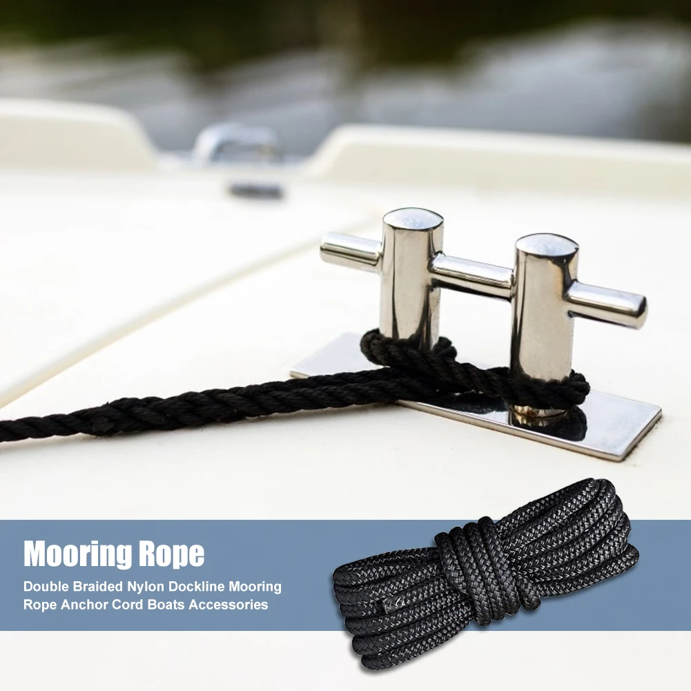 

Nylon Dockline Marine Mooring Rope Dock Line Boat Equipment Kit Anchor Shock Cord Boats Durable Ornament for Kayak